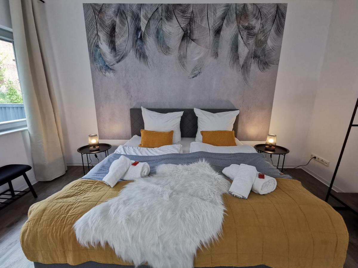 Bohnapartments - Town House Am Stadtpark - Gratis Parkplatz - Wlan Erfurt Exteriér fotografie