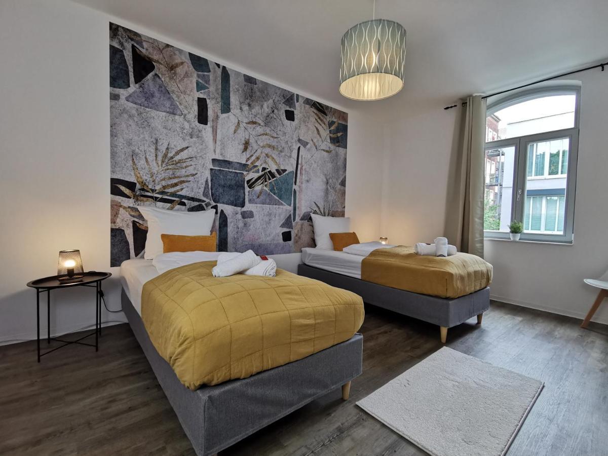 Bohnapartments - Town House Am Stadtpark - Gratis Parkplatz - Wlan Erfurt Exteriér fotografie